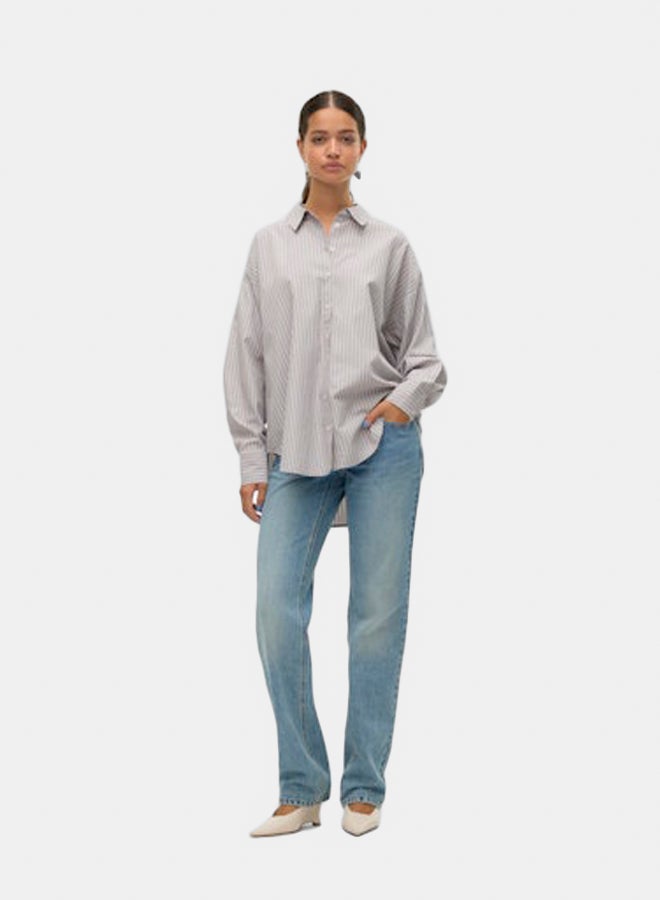 VERO MODA Womens Fanni Longsleeve Shirt - Image 1