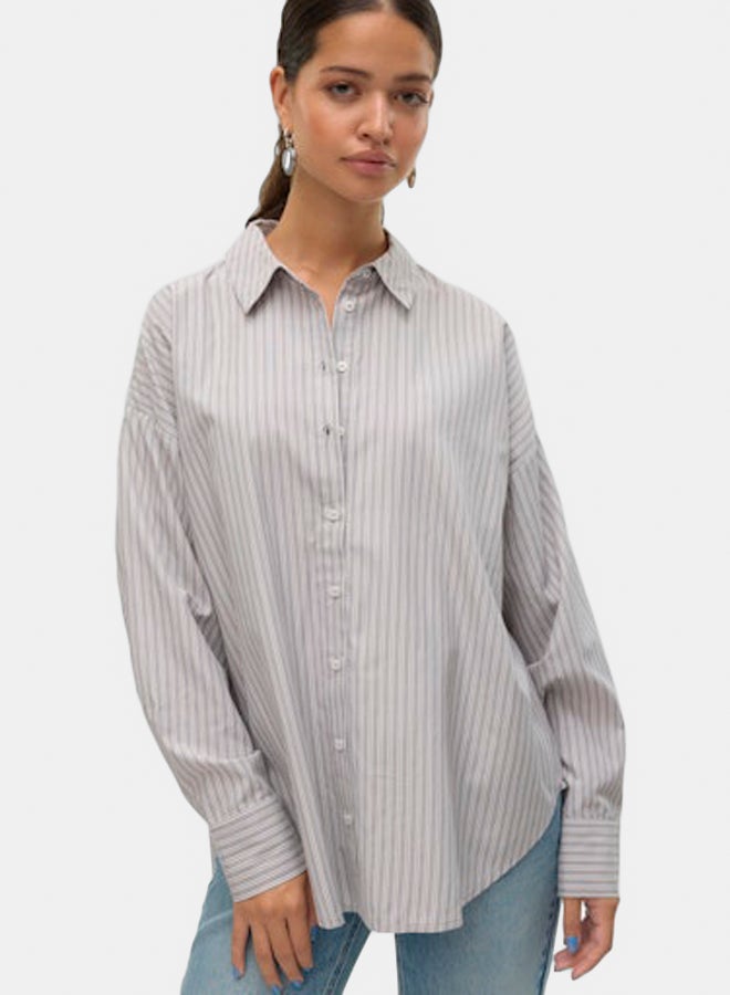 VERO MODA Womens Fanni Longsleeve Shirt - Image 2