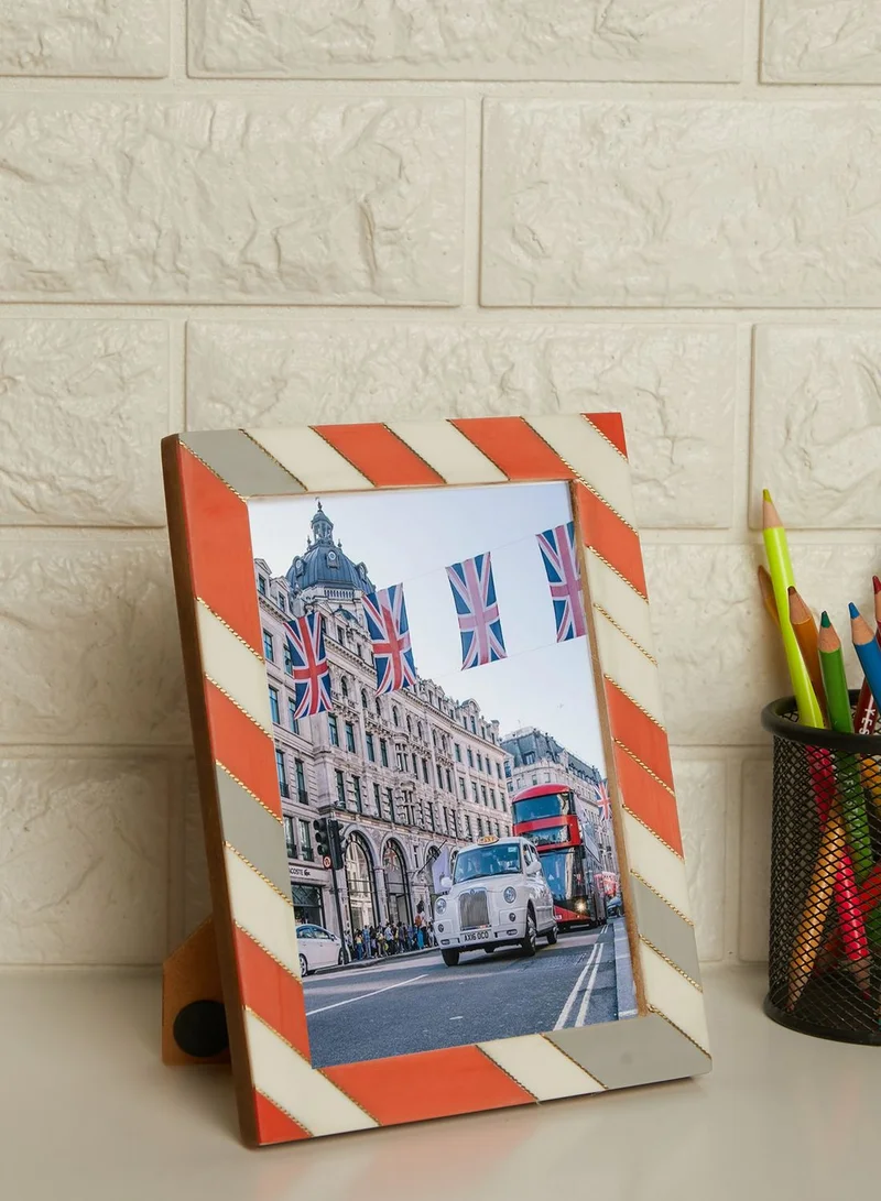 AURORA Resin Inlay Photo Frame 5X7"