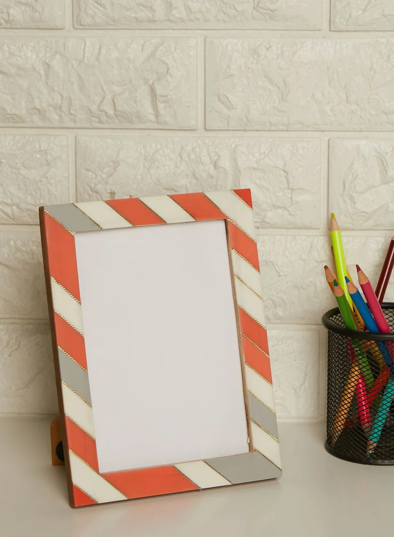 AURORA Resin Inlay Photo Frame 5X7"