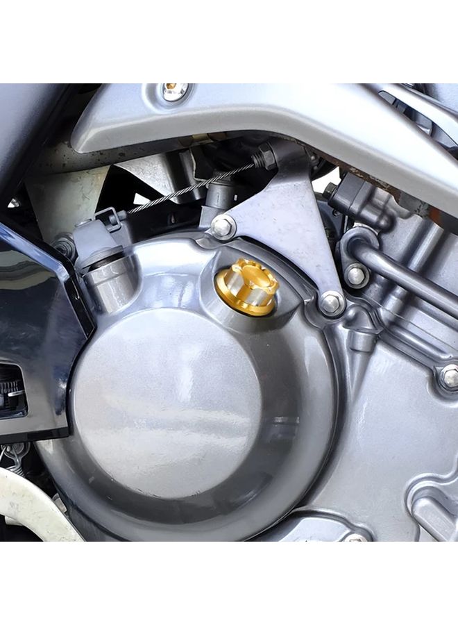 Red Oil Gauge Kit With Screw And Cap For Motorcycle Engine Modification - Image 3