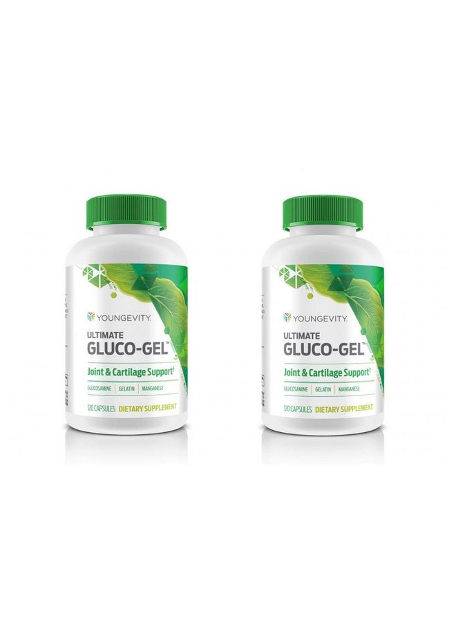 youngevity Youngevity Ultimate Gluco-Gel -for Joints, Tendons, Bones & Cartilage | Contains Glucosamine, Gelatin & Manganese | 2 Bottles  - Image 1
