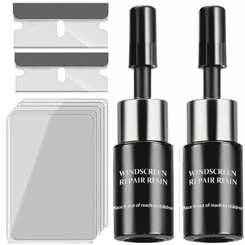 BLUTOKS Windshield Repair Kit, Windshield Chip Repair Kit, Upgrade Car Windshield Crack Repair Kit, Glass Repair Liquid for Cracks and Chips, Cracks Gone Glass Repair Kit All Crack Types (Transparent) - Image 1