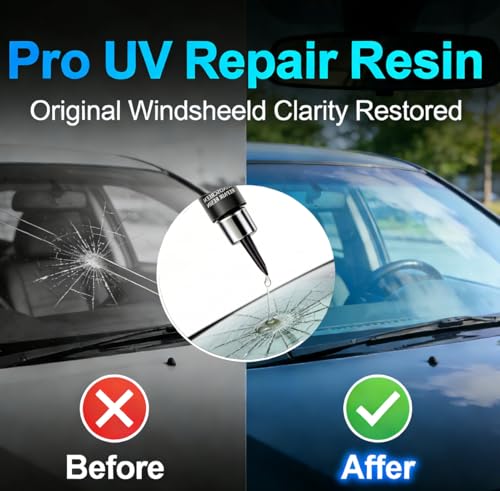 BLUTOKS Windshield Repair Kit, Windshield Chip Repair Kit, Upgrade Car Windshield Crack Repair Kit, Glass Repair Liquid for Cracks and Chips, Cracks Gone Glass Repair Kit All Crack Types (Transparent) - Image 3