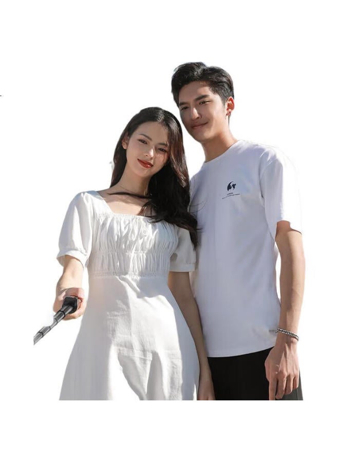 samtogo شواتو [حساس آري مضاد للاهتزاز] مثبت جيمبال، عصا سيلفي، جهاز مضاد للاهتزاز محمول، دوران 360 درجة، تلقائي بالكامل، قابل للتمديد، للسفر، إضاءة الفيديو وتصوير تيك توك - Image 2
