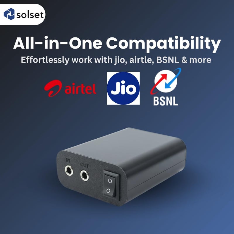 Solset هواء | UPS مصغر لجهاز التوجيه WiFi | حتى 4 ساعات من النسخ الاحتياطي | UPS طاقة WiFi خلال انقطاع التيار | UPS لجهاز التوجيه سهل الاستخدام | متوافق مع JioFiber و Airtel Xstream و ACT و BSNL والمزيد - Image 3