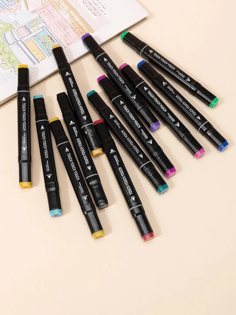 ماشو تريند 24-Piece Graffiti & Illustration Marker Pen Set