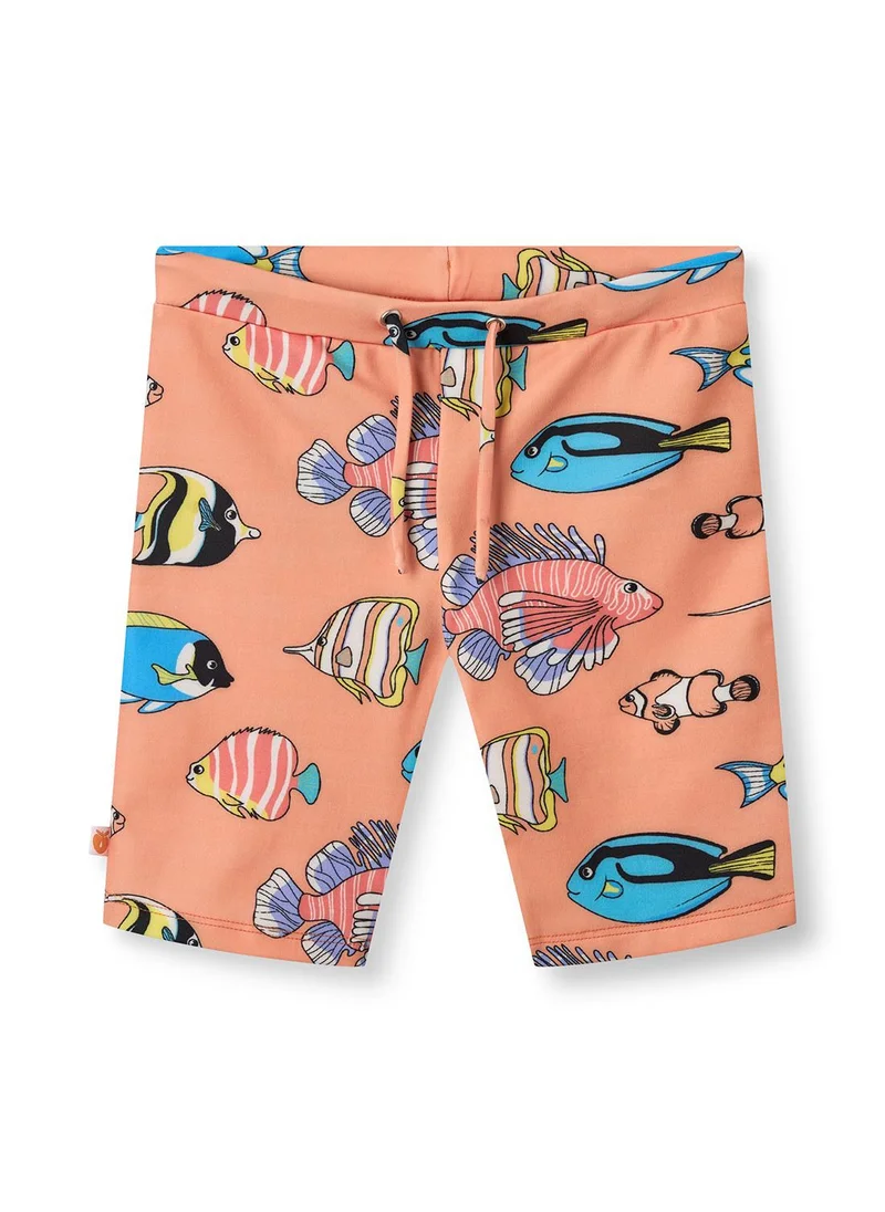 سموفولك UV50 Swimming trunks with fish