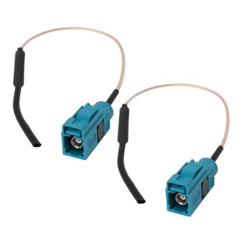 OTOTEC 2Pcs Fakra Antenna Auto Antenna Aerial Bluetooth WiFi Antenna Adapter Cable Compatible with BMW NBT EVO ID4 ID5 ID6 i-Drive Carplay Retrofit - Image 1