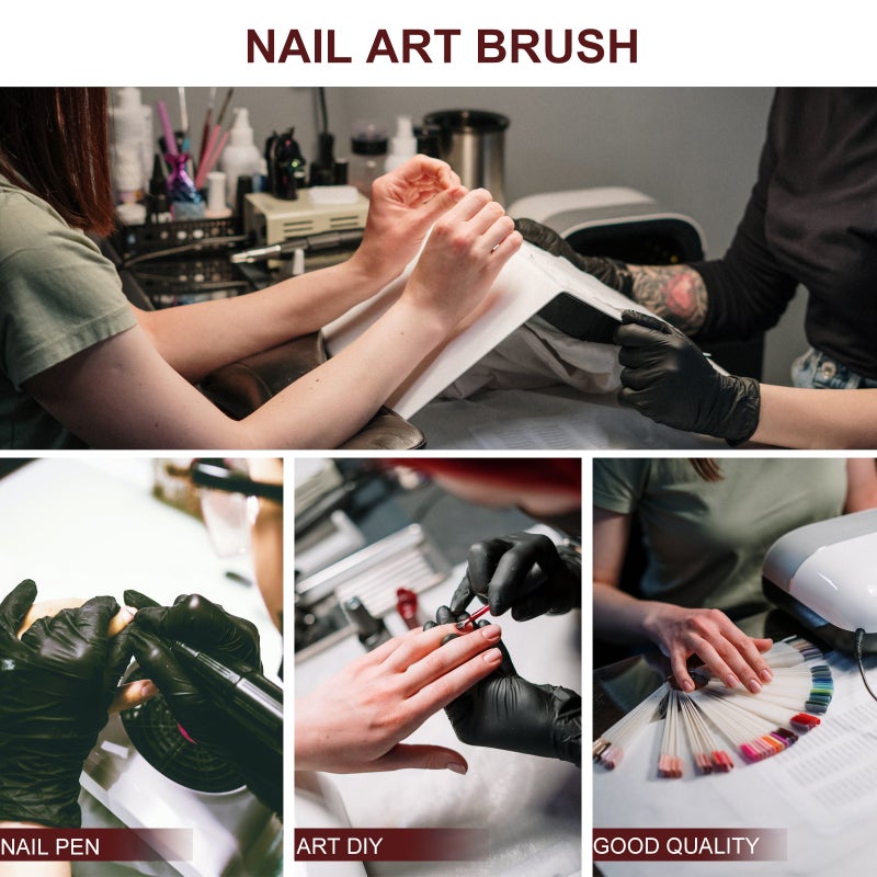 Nail Art Pen Brush Nail Tool Nail Art Tool Nail Art Accessory Supplies - Image 3