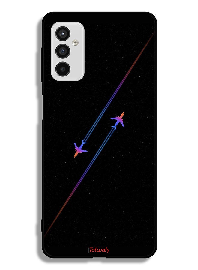 Tolwak Samsung Galaxy M52 5G Protective Case Cover Airplanes Art - Image 2