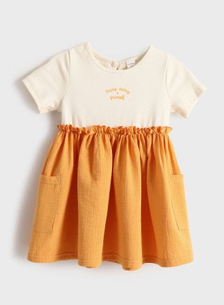 Crew Neck Girl Ribbed Fabric Dress Summer - pzsku/ZD911FA137695134E2E34Z/45/1747832664/e1c814cb-d0e0-4510-8ed3-556379c1a860