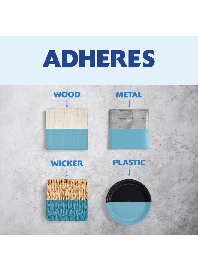 RUST-OLEUM 334088 Painter's Touch 2X Ultra Cover Spray Paint, 12 oz, Satin French Blue - Image 5