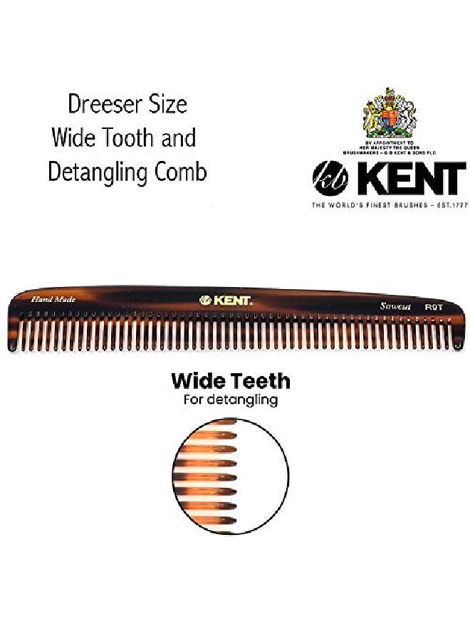 KENT R9T All Coarse Hair Detangling Comb Wide Teeth Dressing Table Comb For Thick Curly Wavy Hair Hair Detangler Comb For Grooming Styling Hair Beard And Mustache Sawcut Handmade In England - Image 3
