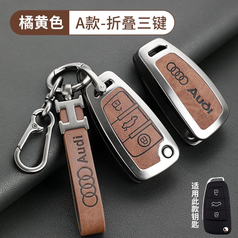 For Audi A6L Key Set Female A4L Shell Q5L Buckle A3 Bag Q3 Special Q2L High-End A4/A5/A6/A7/A8 - Image 1