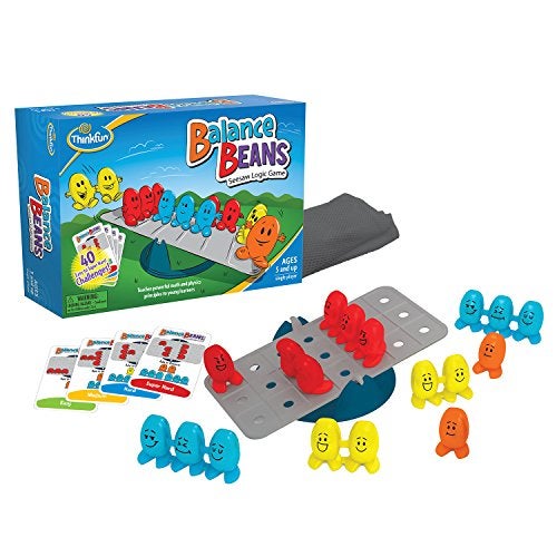 ThinkFun Balance Beans Math Game - Engaging Pre-Algebra Puzzle for Kids | Enhances Logical Reasoning & Critical Thinking | Award Winning Educational Toy | for Ages 5 and Up - Image 1