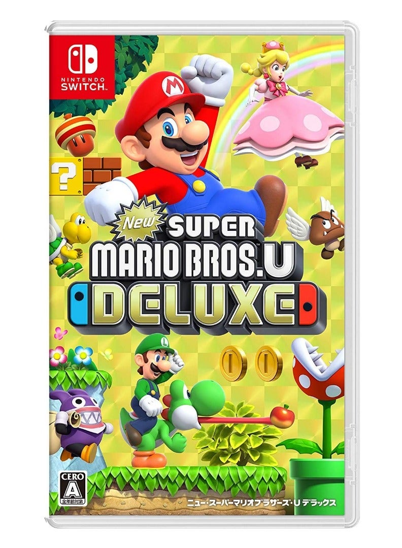 سويتش 0 نيو سوبر ماريو بروس يو ديلوكس إصدار نينتندو سويتش - لعبة مغامرات منصات - Image 1