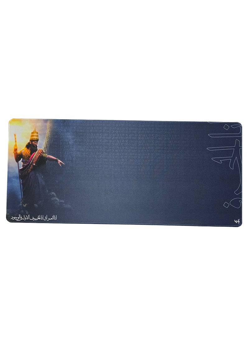 Generic Large Mouse Pad (90cm x 40cm x 3mm), HD Print Pattern Desk Mat, Extended Mouse Pad and Keyboard Mat, Waterproof Cloth Surface Mouse Pads for Office, Anti-Slip Rubber Base  - Image 1