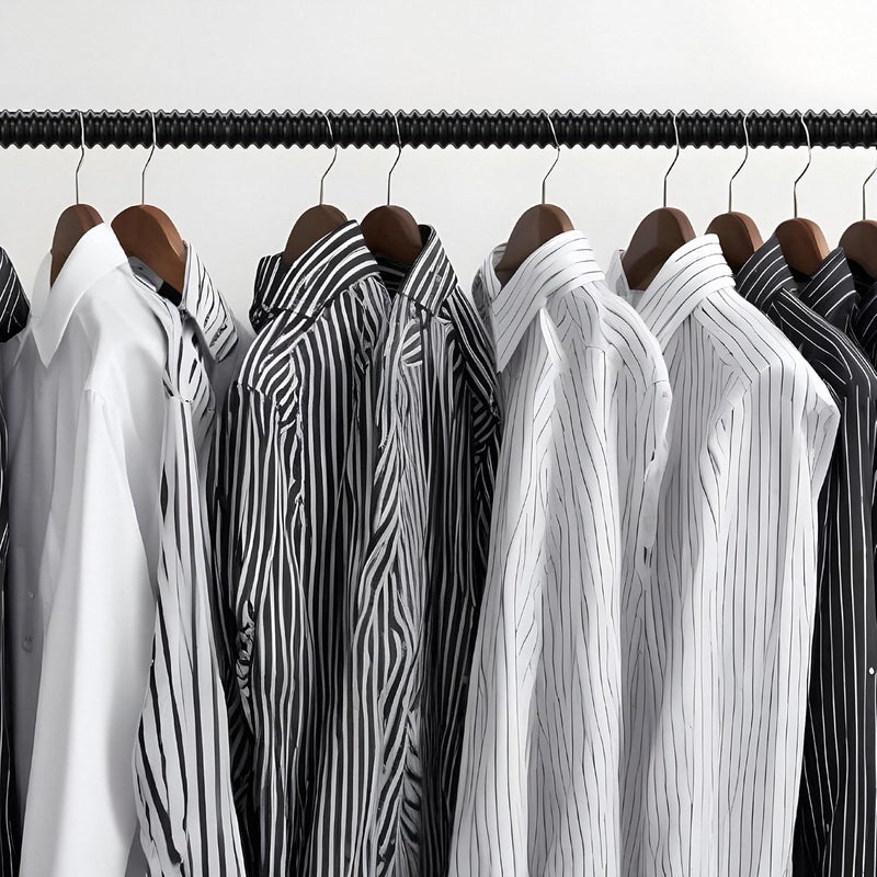 غطاء قضيب الخزانة من Closetcadet - غطاء قضيب الملابس من الأنابيب البلاستيكية الواقية - منظم التيشيرتات المعلق لجميع قضبان الخزانة وخزائن الملابس - غطاء ملابس للرجال والنساء لقضيب الخزانة - Image 2