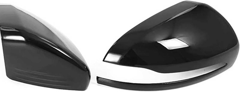 Car Wing Mirror Protector for Mercedes-Benz C-Class C260Lc200l 2015-2021 Pair Door Wing Mirror Covers Caps Pair Left Right Side View Rearview Side Caps - Image 2