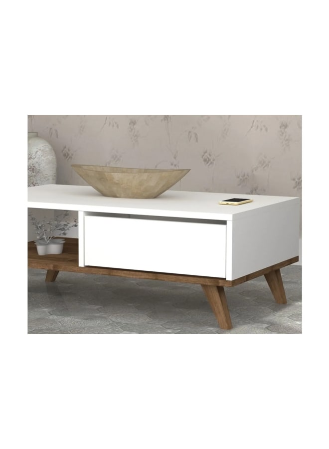 ريترو RA-T20 ترابيزة قهوة 120×40×56سم – أبيض×بيج - Image 3