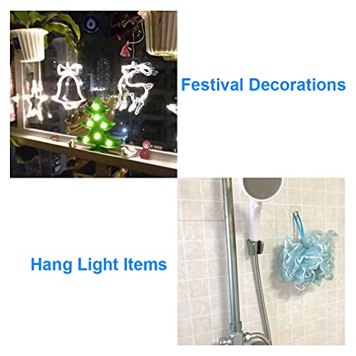 LuluEasy 20mm 10 Pieces Mini Suction Cups Clear Without Hooks Without Holes, PVC Plastic Sucker Pads for Festival Decoration Wall Glass Home Car - Image 4
