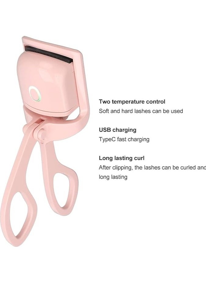 MIRFA Heated Electric Rechargeable Eyelash Curler With Silicone Heating Pads  - Image 2