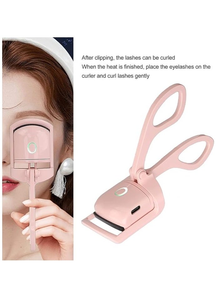 MIRFA Heated Electric Rechargeable Eyelash Curler With Silicone Heating Pads  - Image 4