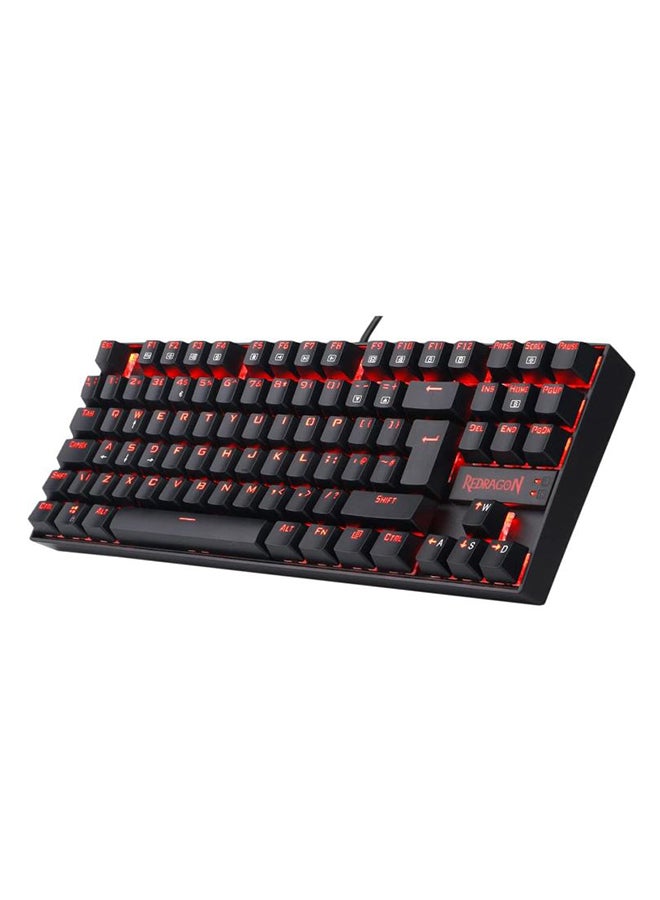 ريدراجون Redragon K552-BB لوحة مفاتيح وماوس للألعاب، لوحة ماوس كبيرة، سماعة ألعاب كمبيوتر مع ميكروفون كومبو 87 لوحة مفاتيح ميكانيكية مع مفاتيح زرقاء لألعاب الكمبيوتر التي تعمل بنظام Windows - رأس لوحة ماوس لوحة المفاتيح - Image 2