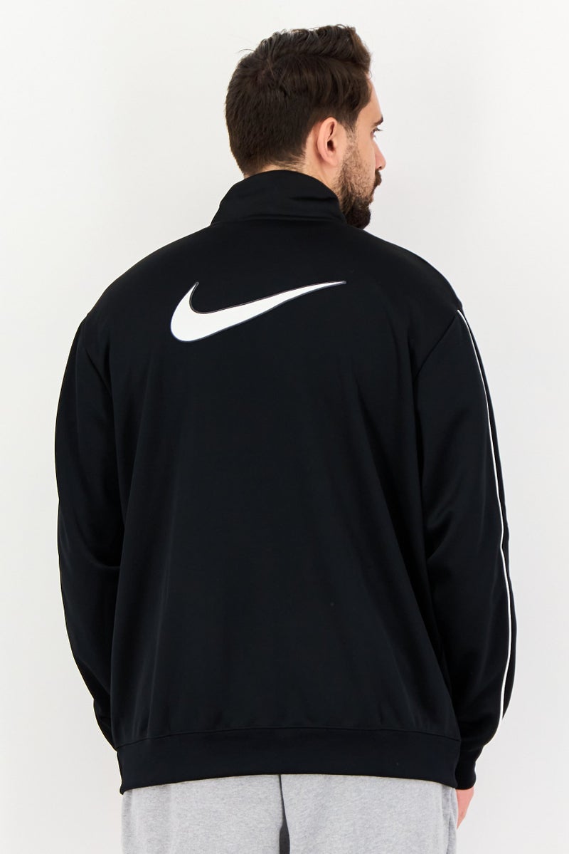 Nike Men Sportswear Fit Long Sleeve Walking Track Jacket, Black - Image 2