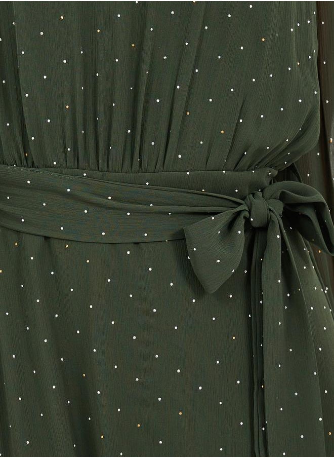 Styli Polka Dot Maxi Dress  - Image 4