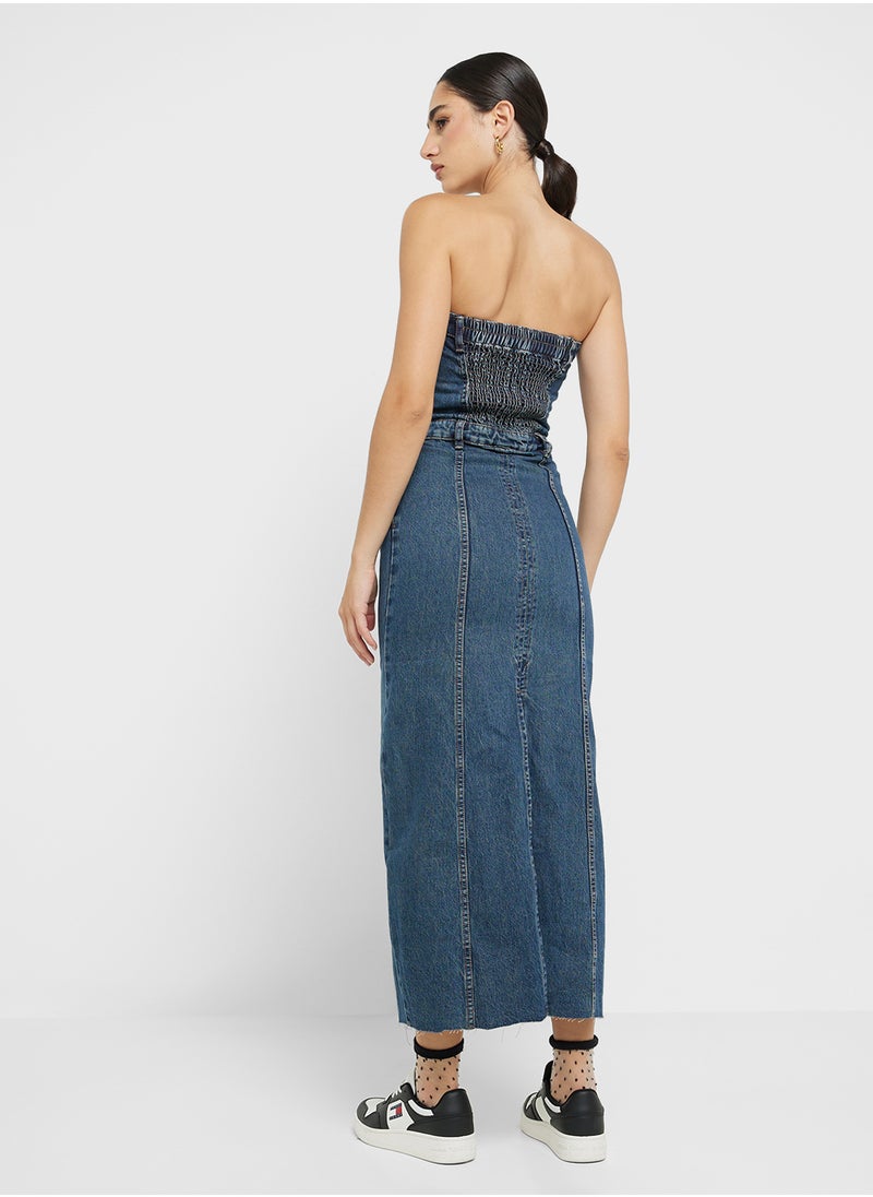 Ginger Denim Button-Down Dress  - Image 2