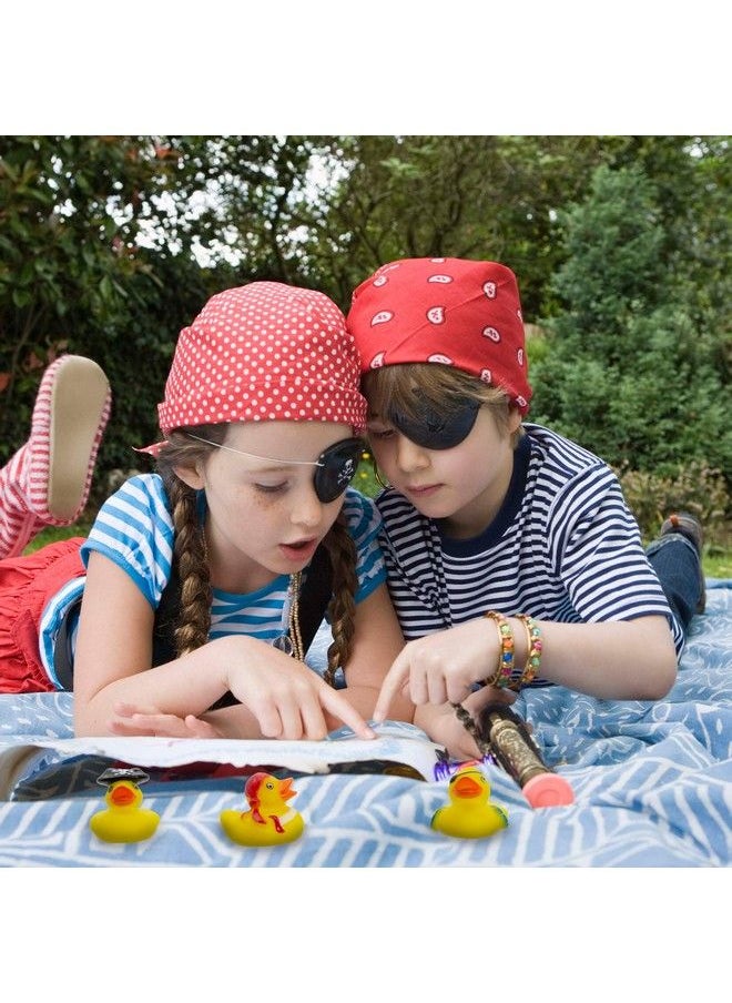 Windy City Novelties - 50 Pack 2” Mini Pirate Rubber Duckies In Assorted Designs ; For Bath Toys Baby Shower Pirate Party Supplies Party Favors Halloween Party Favors - Image 1