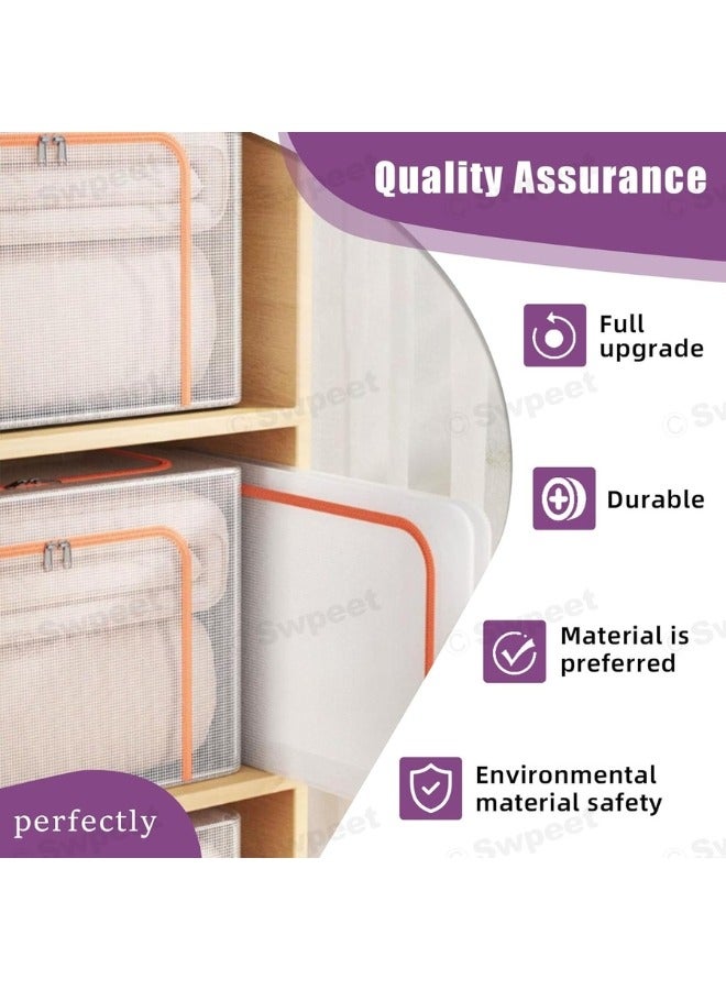 Foldable Storage Box with Lid Multi-use Clothes,Car Trunk,Home Office,Outdoor Fishing Container,Multi-Function Portable Camping Storage Box 100L - Image 4