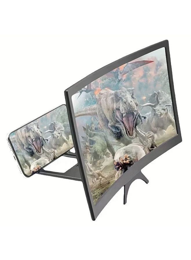 12 Inch 3D Screen Amplifier Foldable Phone Stand For Movies Videos Games - Image 4