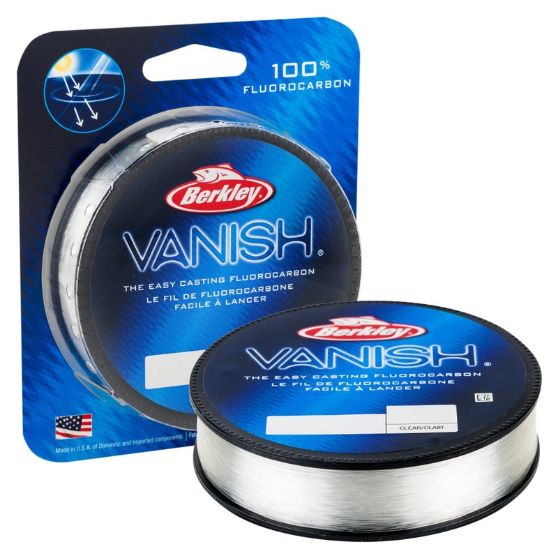Berkley Vanish Clear 12lb 54kg 250yd 228m Fluorocarbon Fishing Line Suitable for Saltwater and Freshwater Environments - Image 2