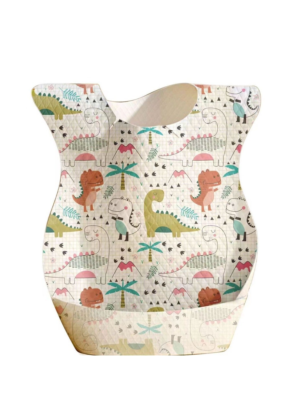 Star Babies Disposable Bibs -Pack of 25 Dinosaur Print - New