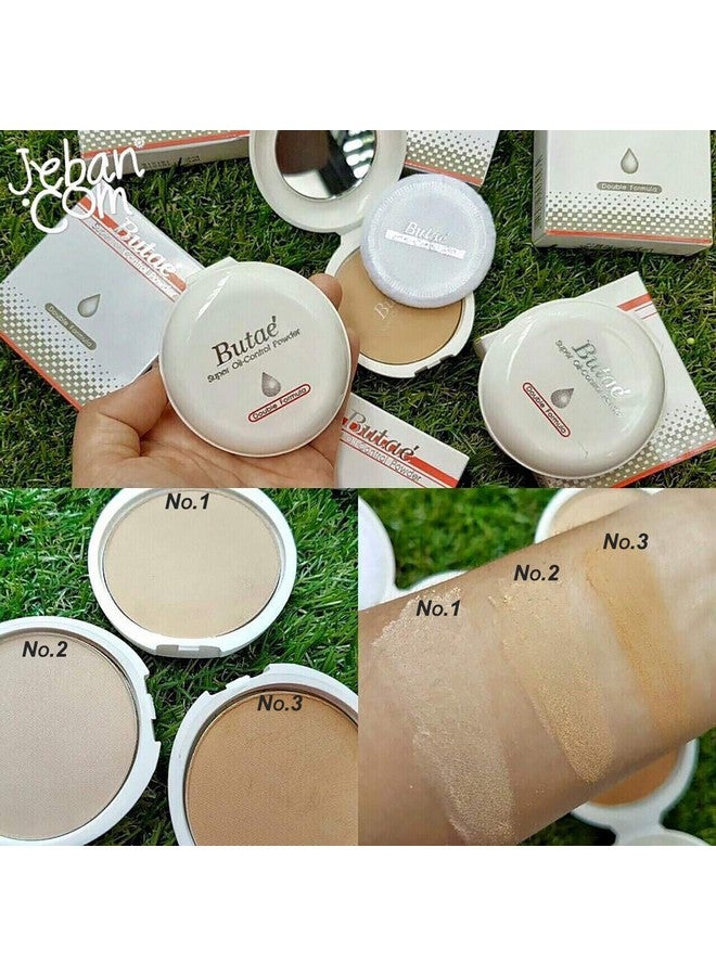 BUTAE Super Oil Control Face Compact Foundation Powder Loose Translucent Perfect Skin Smooth Radiance Oilfree Pressed Soft Beige Lightweight Longlasting Spf25 Sun Protect & Makeup Matte 0.50 Oz (14G) - Image 3