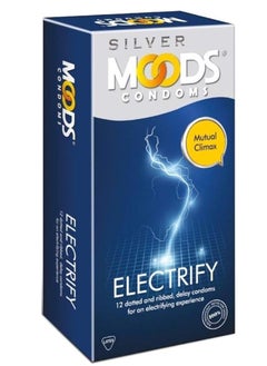 Moods Gold Electrify Condoms, Pack of 12  - Image 1