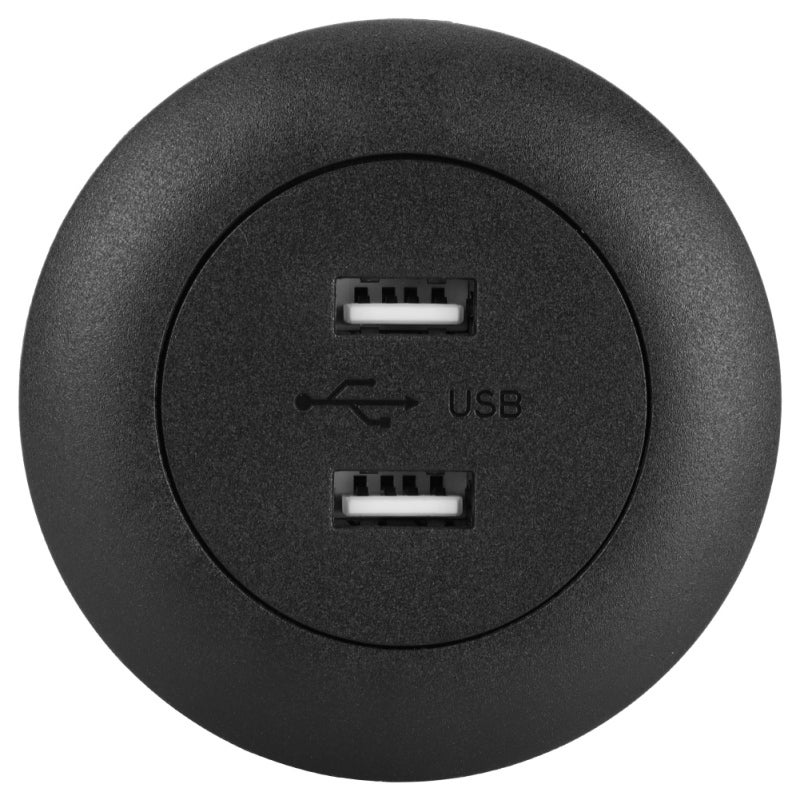 Power Socket: Dual USB Ports With Built-in Blue LED Backlight - Space-saving Sofa Charger For Power Recliner, Electric Sofa And Desk Device Charging - Image 2
