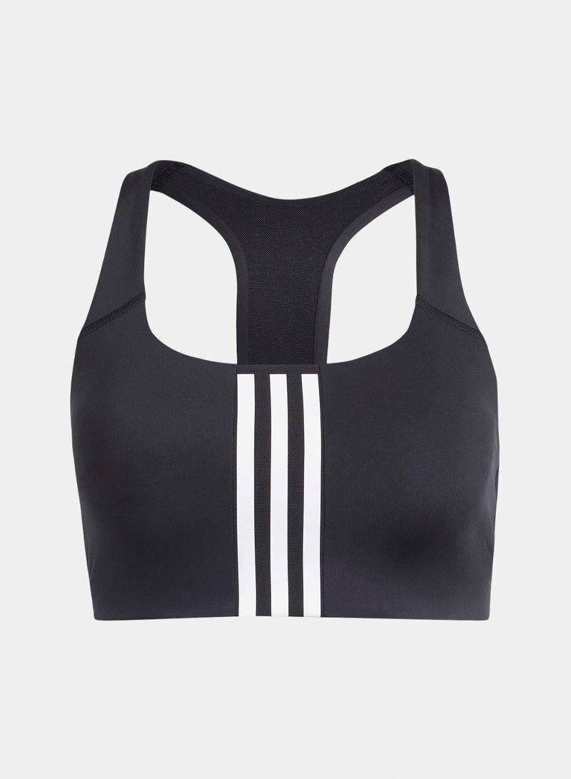 Adidas Primeliftimpact Training Medium Support 3 Stripes Bra - Image 1