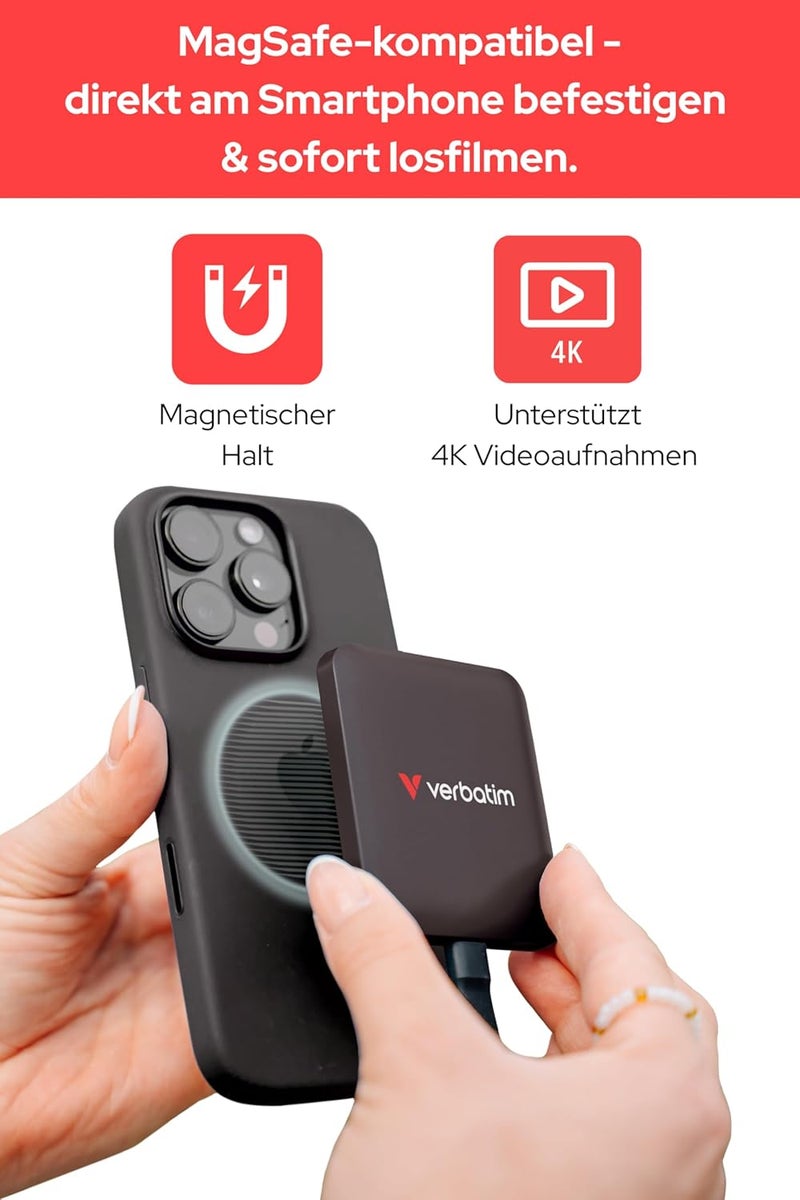 VERBATIM Snapback SSD 512GB, External SSD, USB 3.2 Gen 2x2, up to 1900MB/s Read & 1800MB/s Write, Portable External Hard Drive with 20 cm USB-C Cable, for iPhone, Android, PC & Mac, Mocha Metallic - Image 4