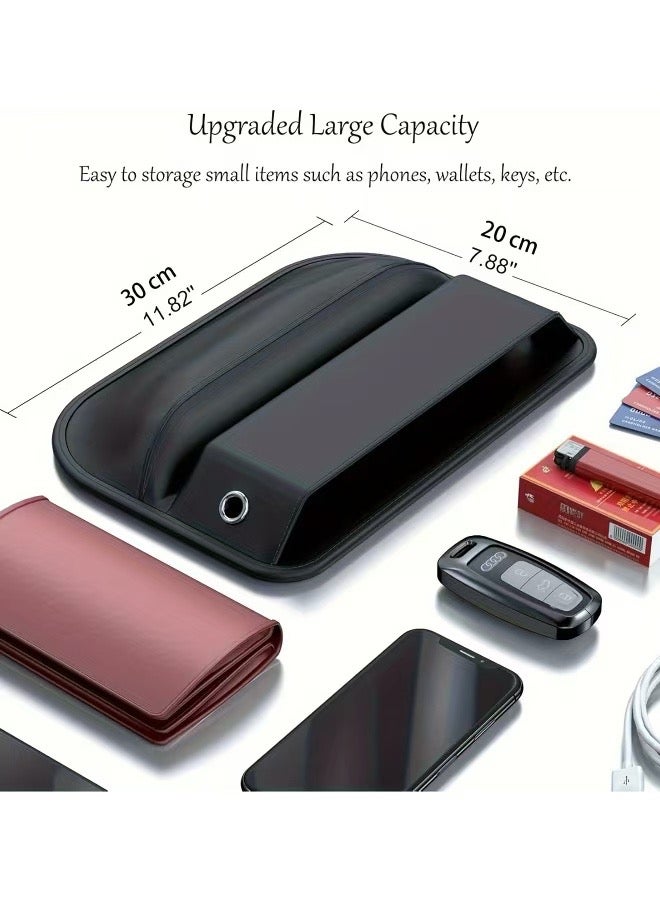 منظم مقعد السيارة، حشو فجوات مقعد السيارة عالي الجودة، ملحقات صندوق تخزين متعدد الوظائف، تخزين داخلي للسيارة (رمادي) - Image 2