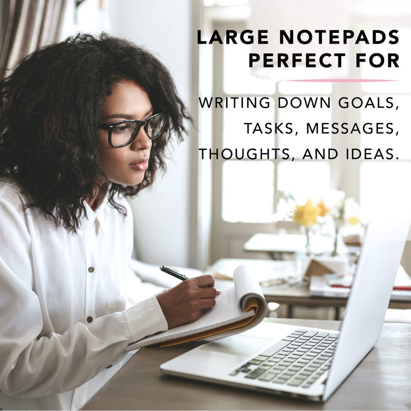 Graphique Large Notepad, Brush Strokes â€“ 6" x 8", Cute Notepad with 150 Tear-Off Sheets, Features the Word â€œNotesâ€ on Every Page â€“ Perfect for Note Taking, List Making, and More - Image 2