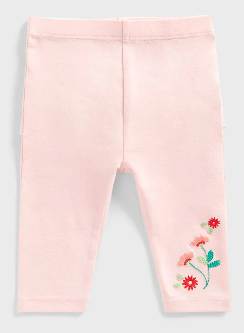 mothercare Apple Tree Meadow Ruffle Leggings - 2 Pack