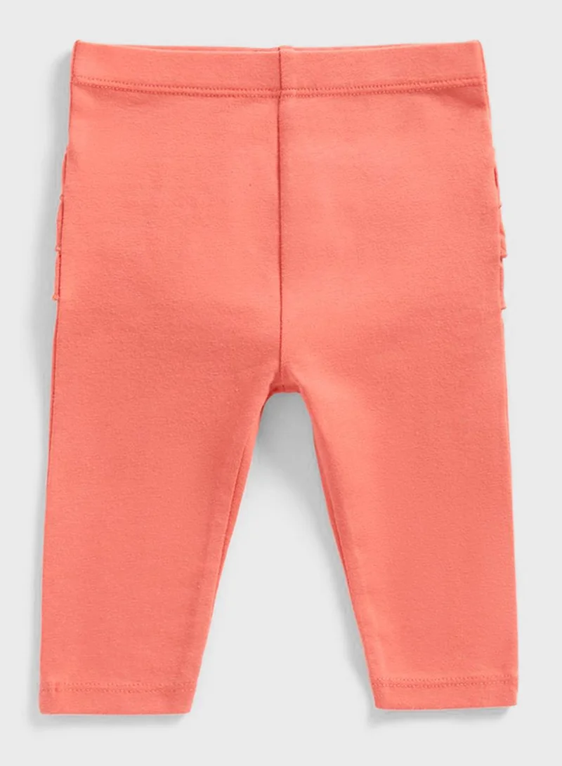 mothercare Apple Tree Meadow Ruffle Leggings - 2 Pack