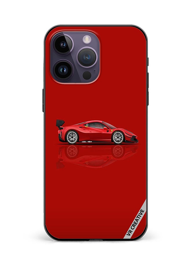 VR CREATIVE غطاء حماية لهاتف آبل آيفون 16 برو بتصميم فيراري متعدد الألوان - Image 1