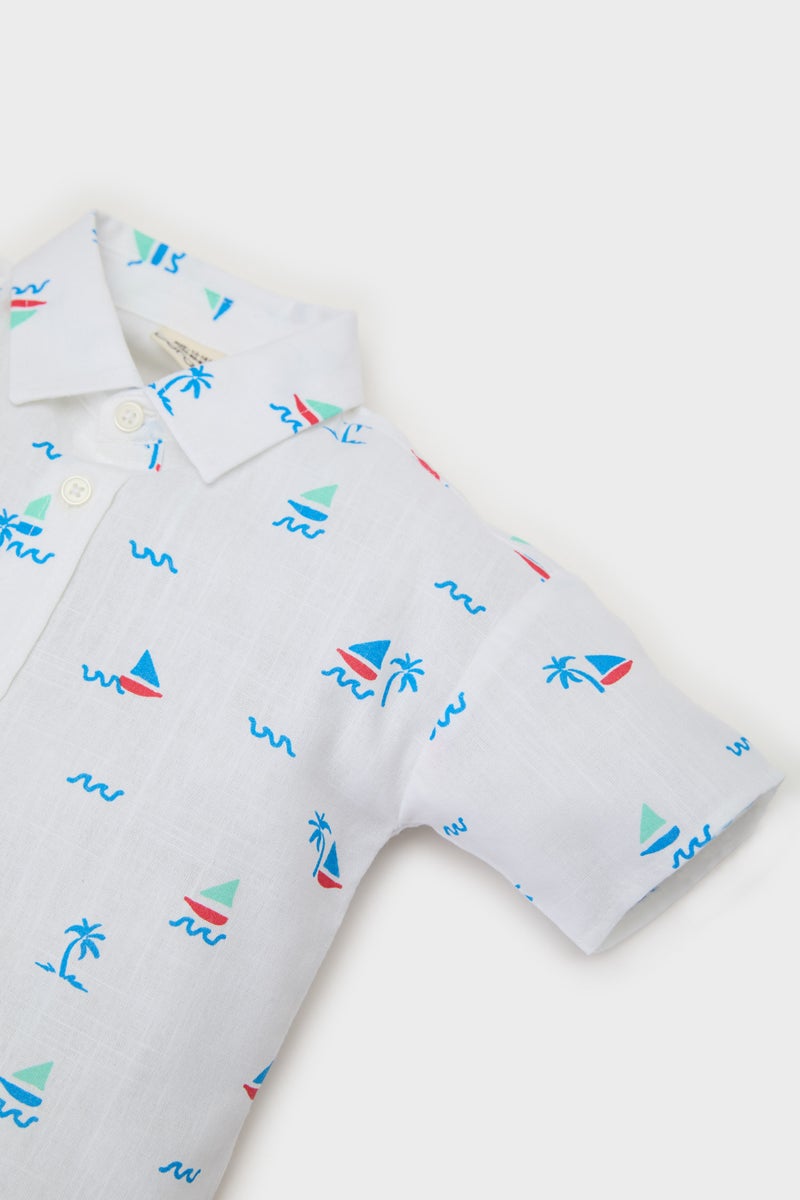 ديفاكتو قميص قصير الأكمام بقصة عادية للأولاد - Image 2