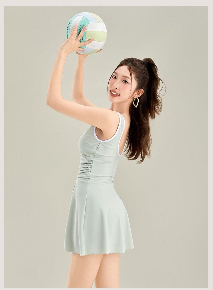 KUYING New One-Piece Swimsuit Camisole Skirt - Image 2