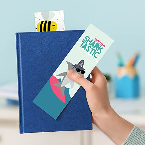 Canopy Street Animal Pun Bookmarks / 2" x 6" Motivational Paper Bookmark Pack/Bulk Set of 24 Classroom Reward Quotemarks/Made in The USA - Image 3